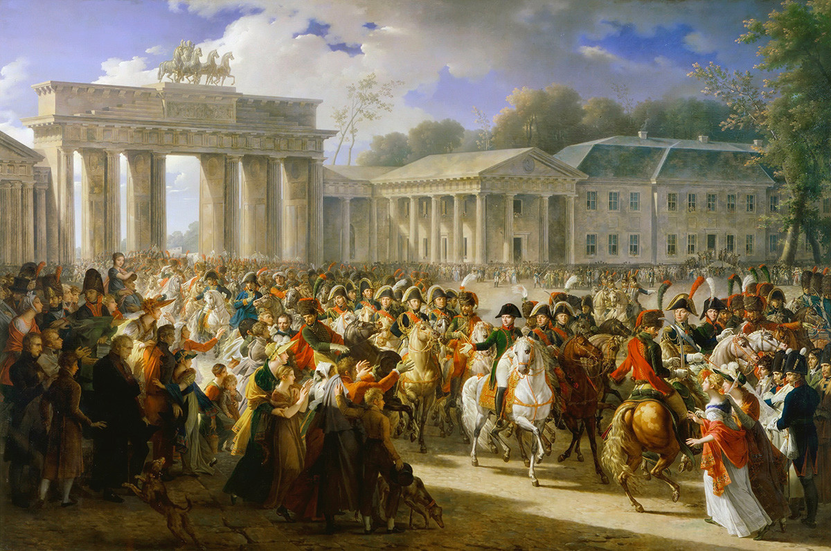 Einzug Napoleons I. in Berlin, 27. Oktober 1806.
