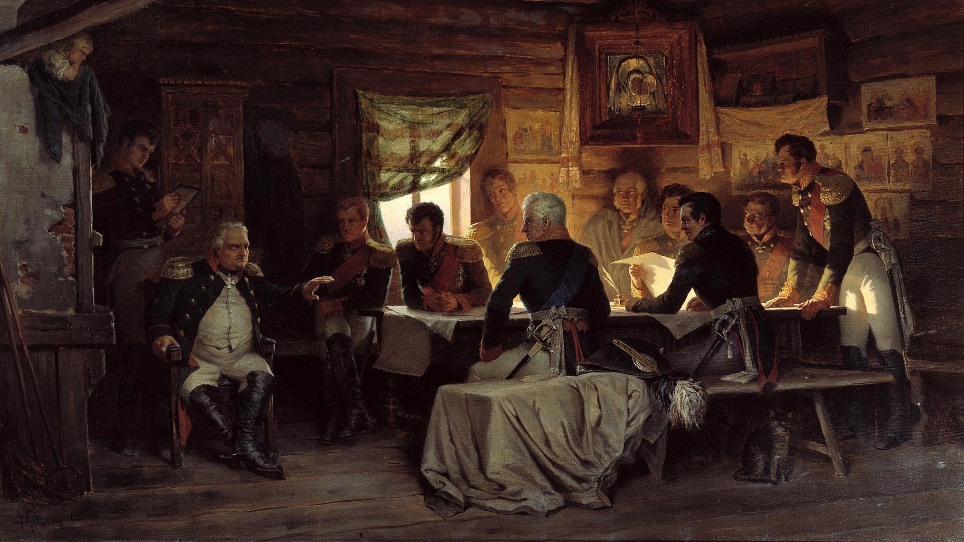 Conseil de Fili par Alexeï Kivchenko, 1880