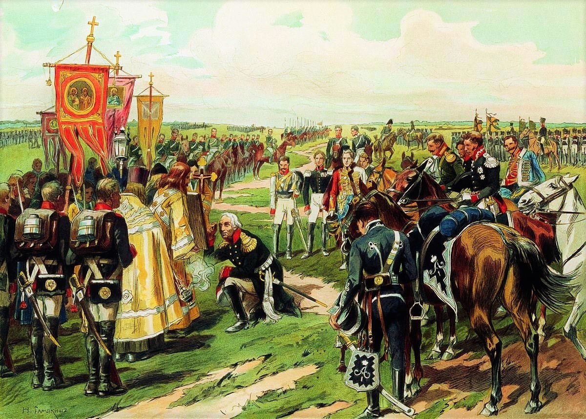 Koutouzov avant la bataille de Borodino par Nikolaï Samokich