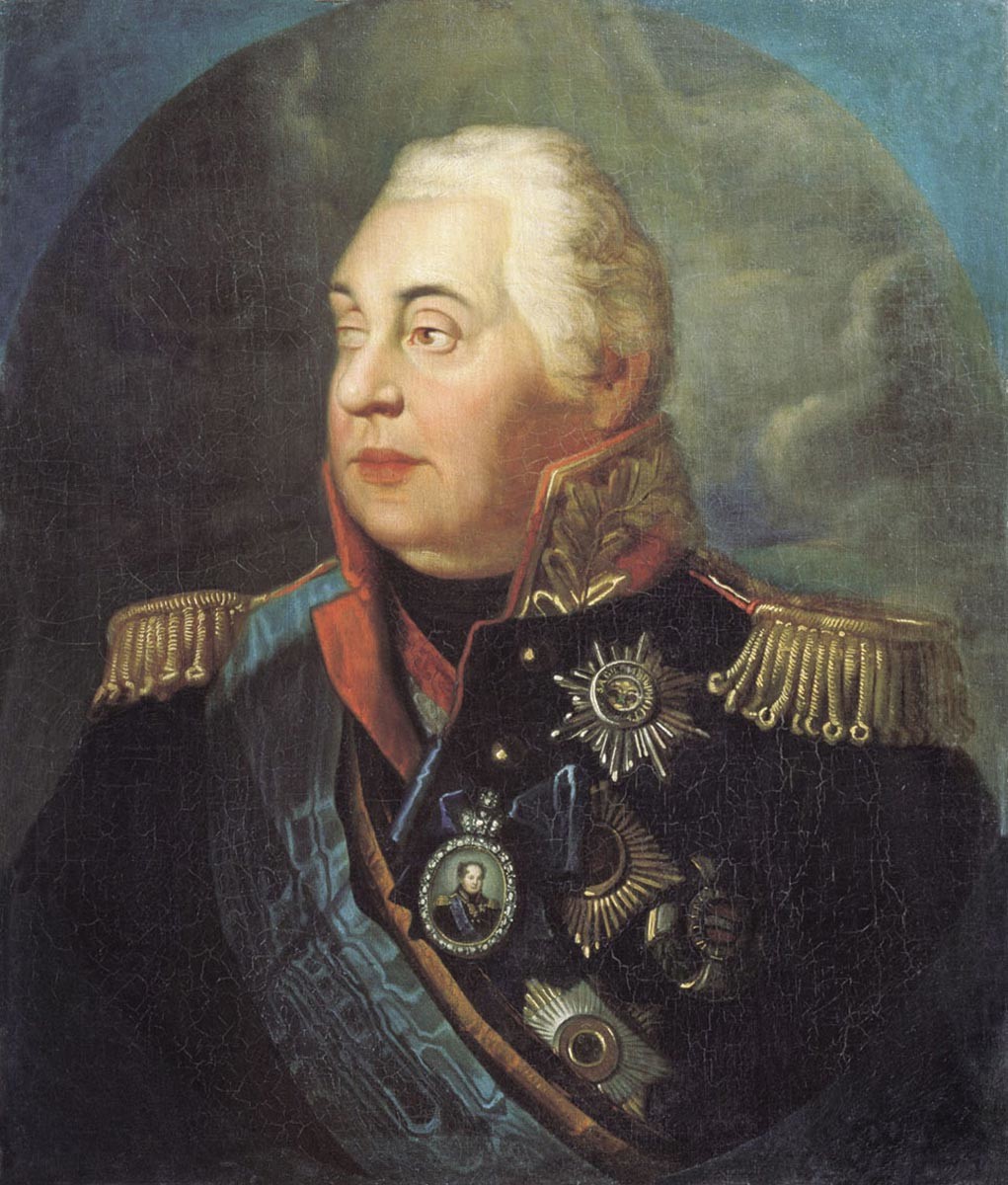 Roman Volkov. Portrait of Kutuzov.
