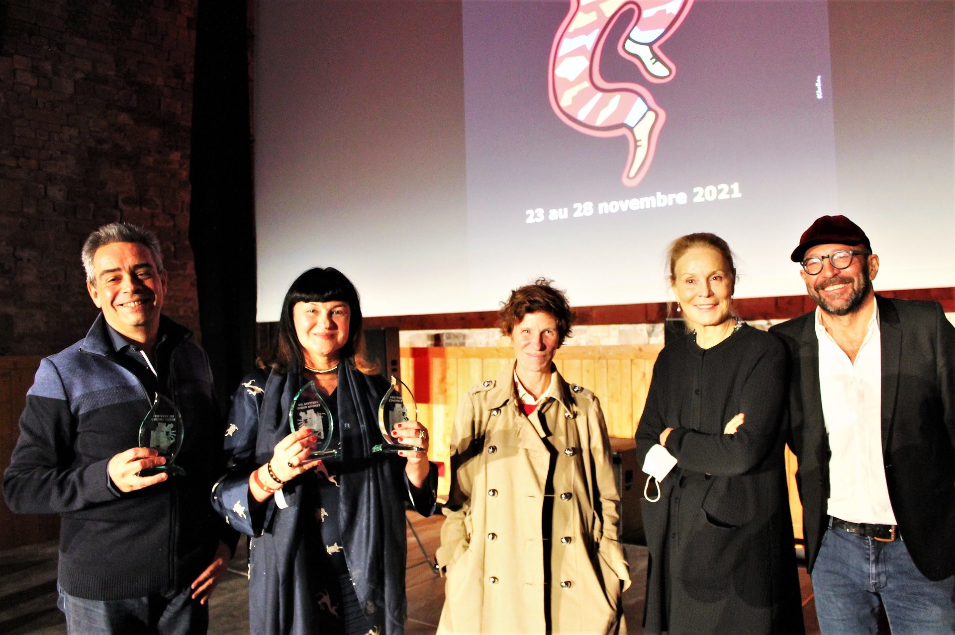 De gauche à droite : Sitora Alieva, Marion Vernoux, Marthe Keller et Gildas le Gac