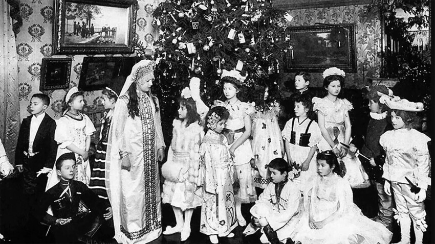 Árvore de Natal, 1913 - 1914.