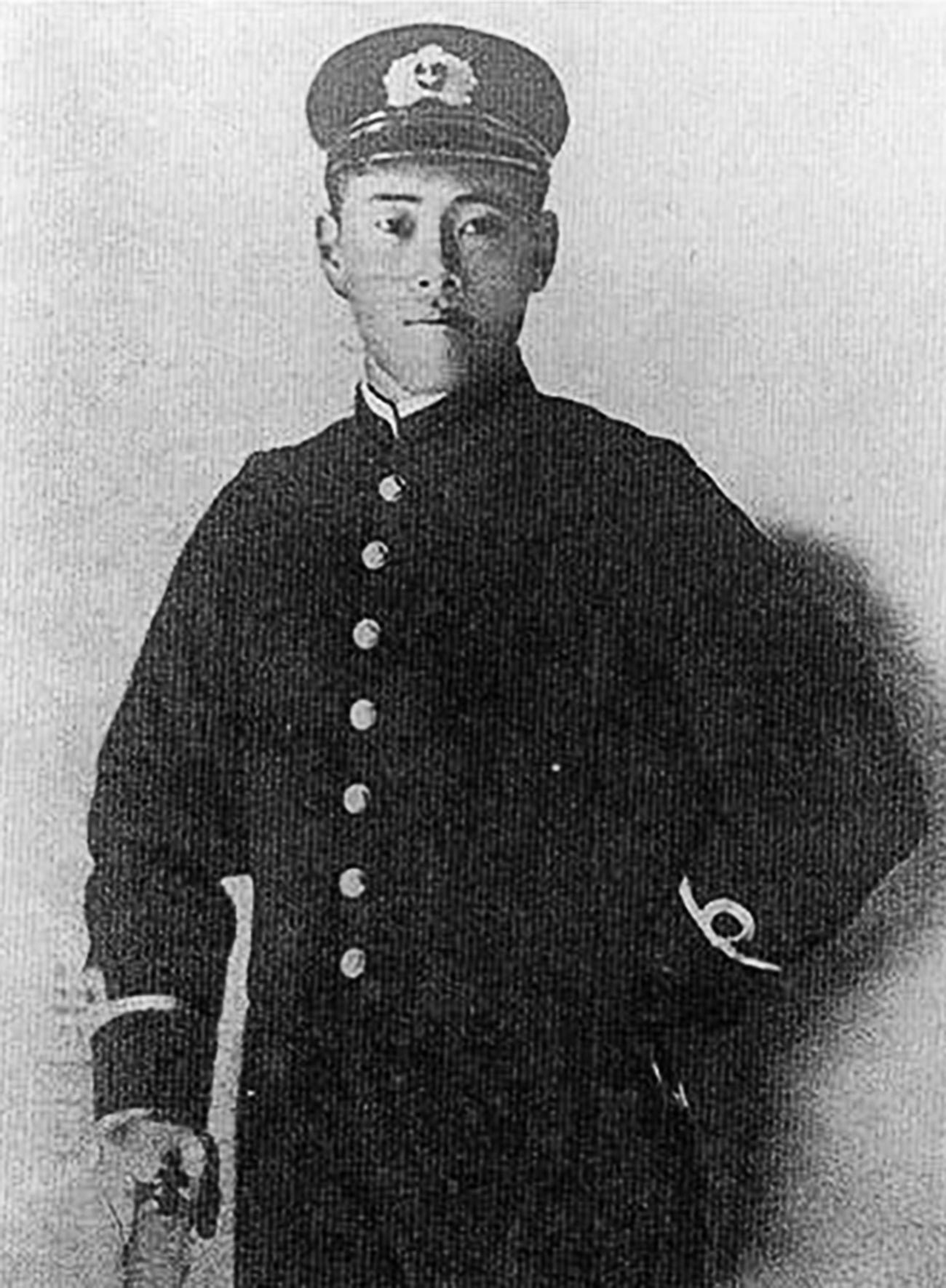 Isoroku Yamamoto in 1905 just before going into action during the Russo-Japanese War.