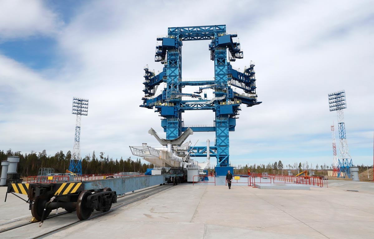 Launch complex of the Plesetsk cosmodrome