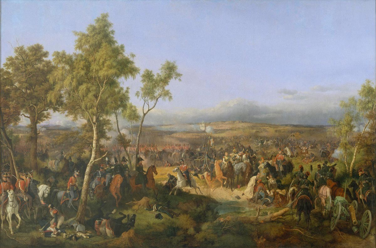 Batalha de Tarutino. Pintura de Peter von Hess. 
