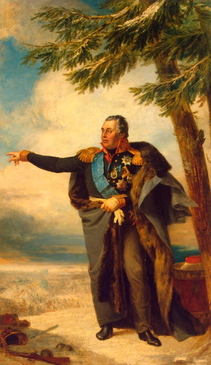 Retrato de Kutuzov. Pintura de George Dawe.