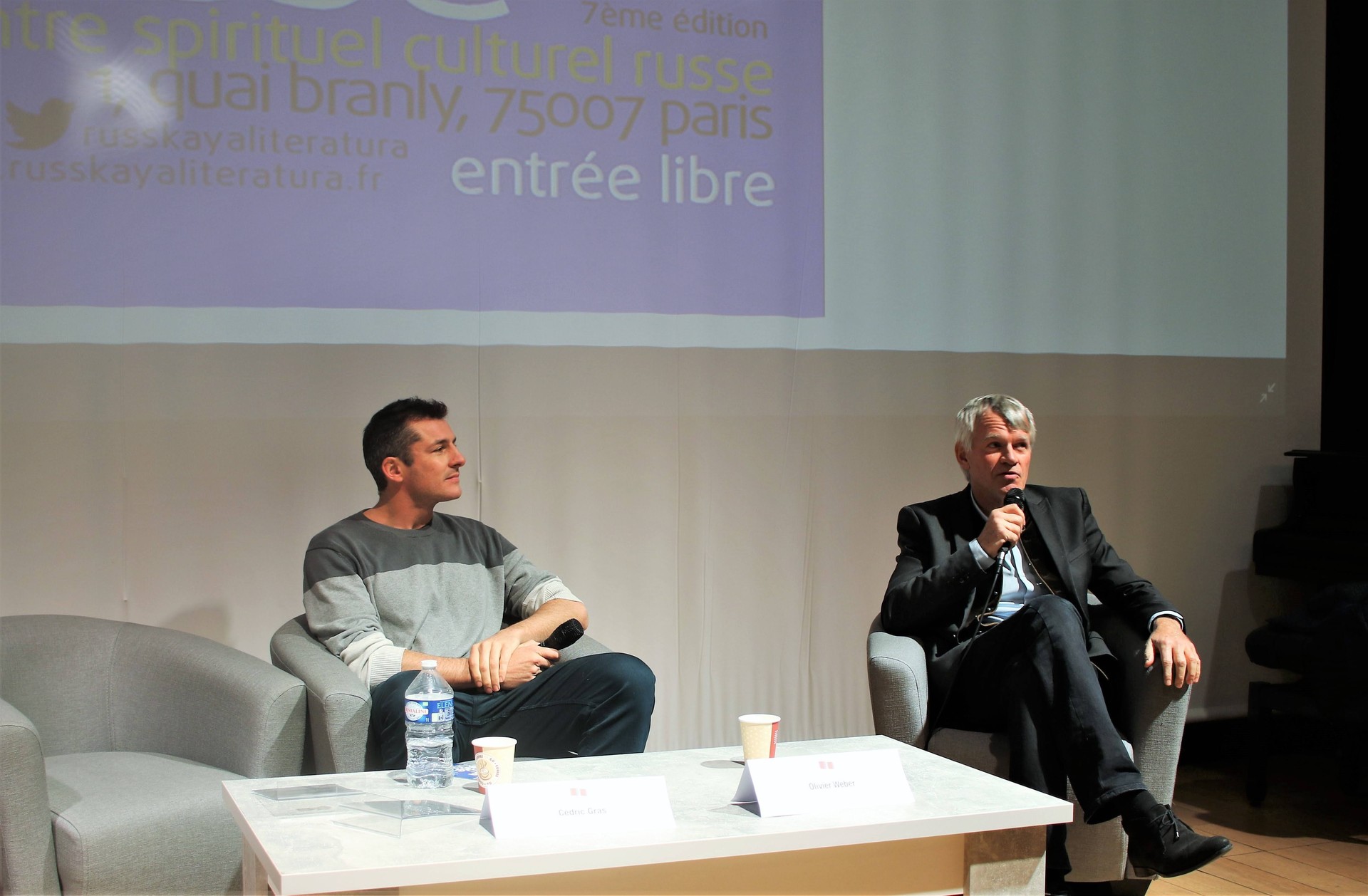 Cédric Gras et Olivier Weber