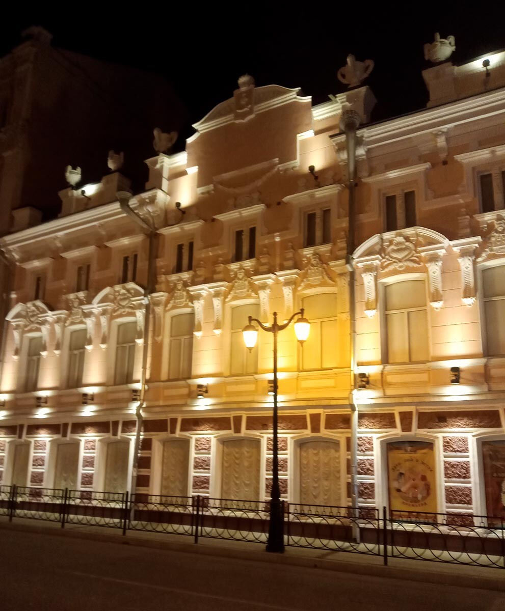 Astrakhan at night