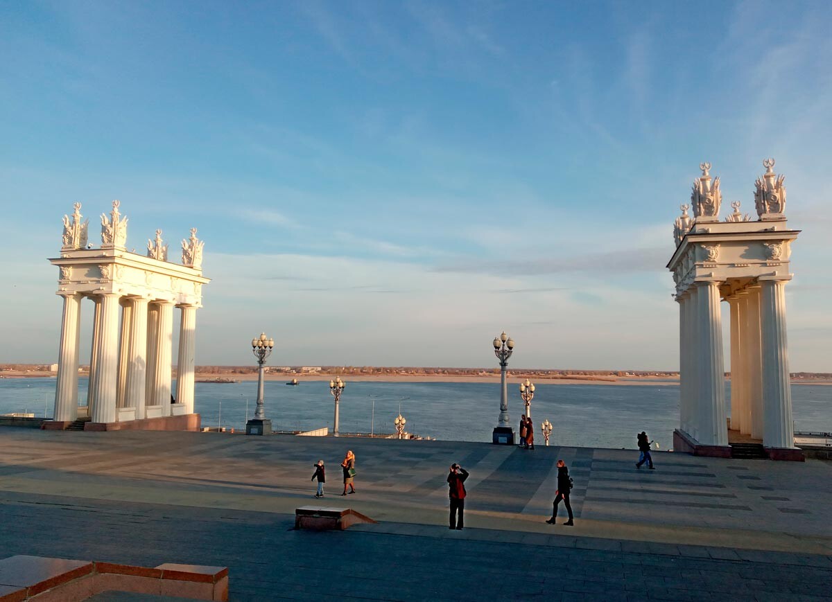 The Volgograd riverfront