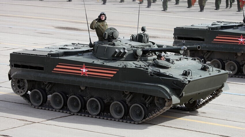 Руско борбено возило на пешадијата БМП-3.

