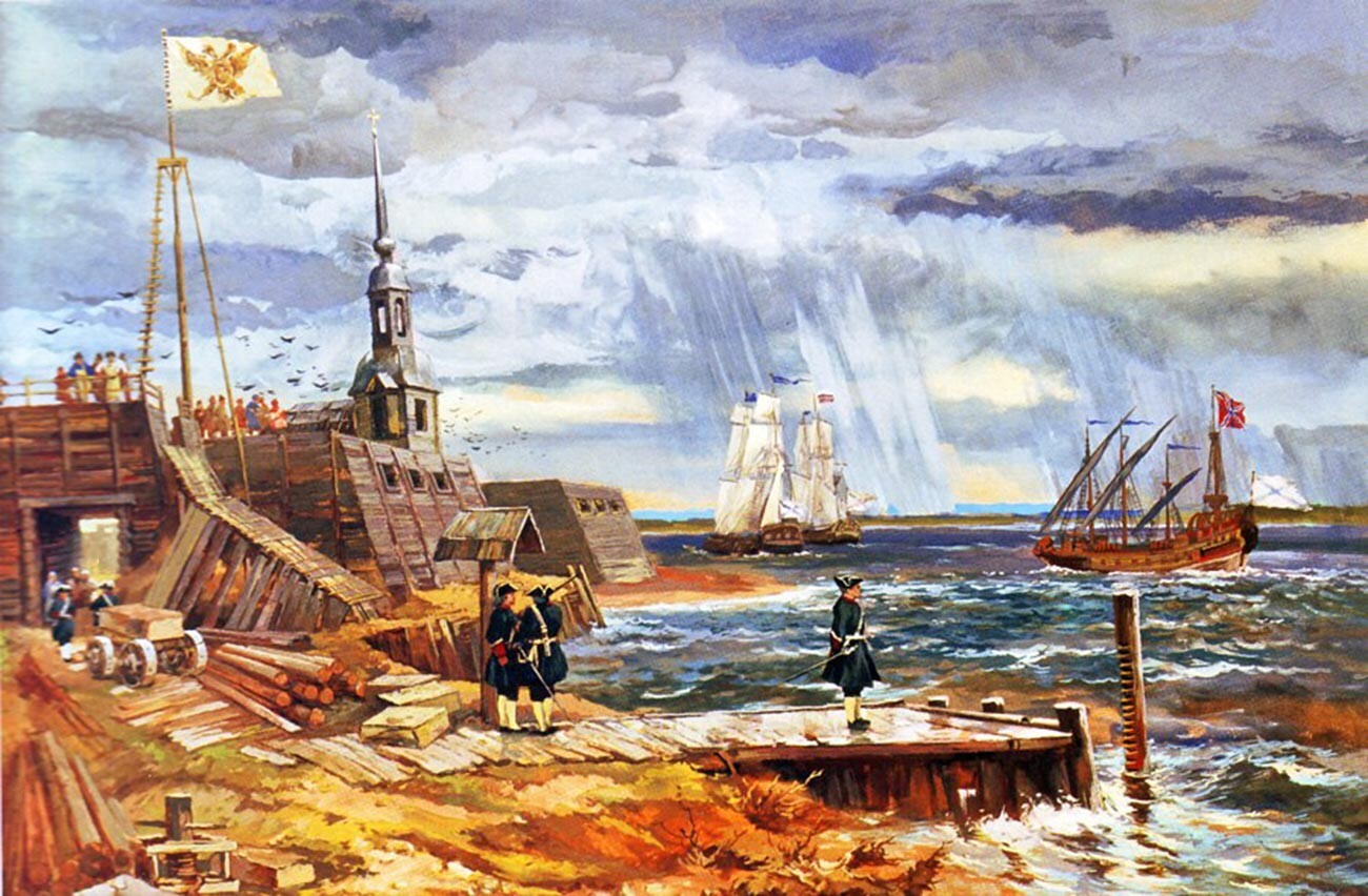 Začetek gradnje Sankt Peterburga