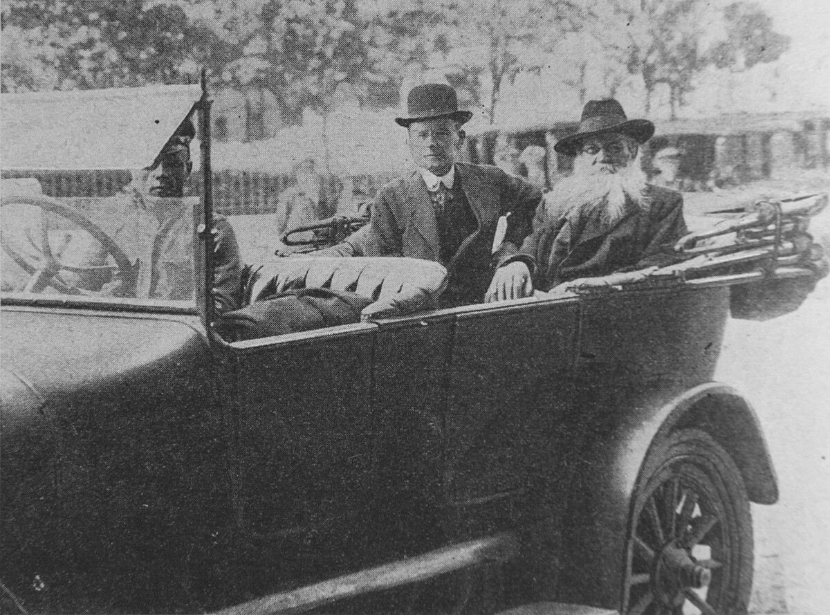 П. А. Кропоткин путује у Москву на Московски државни састанак, август 1917.