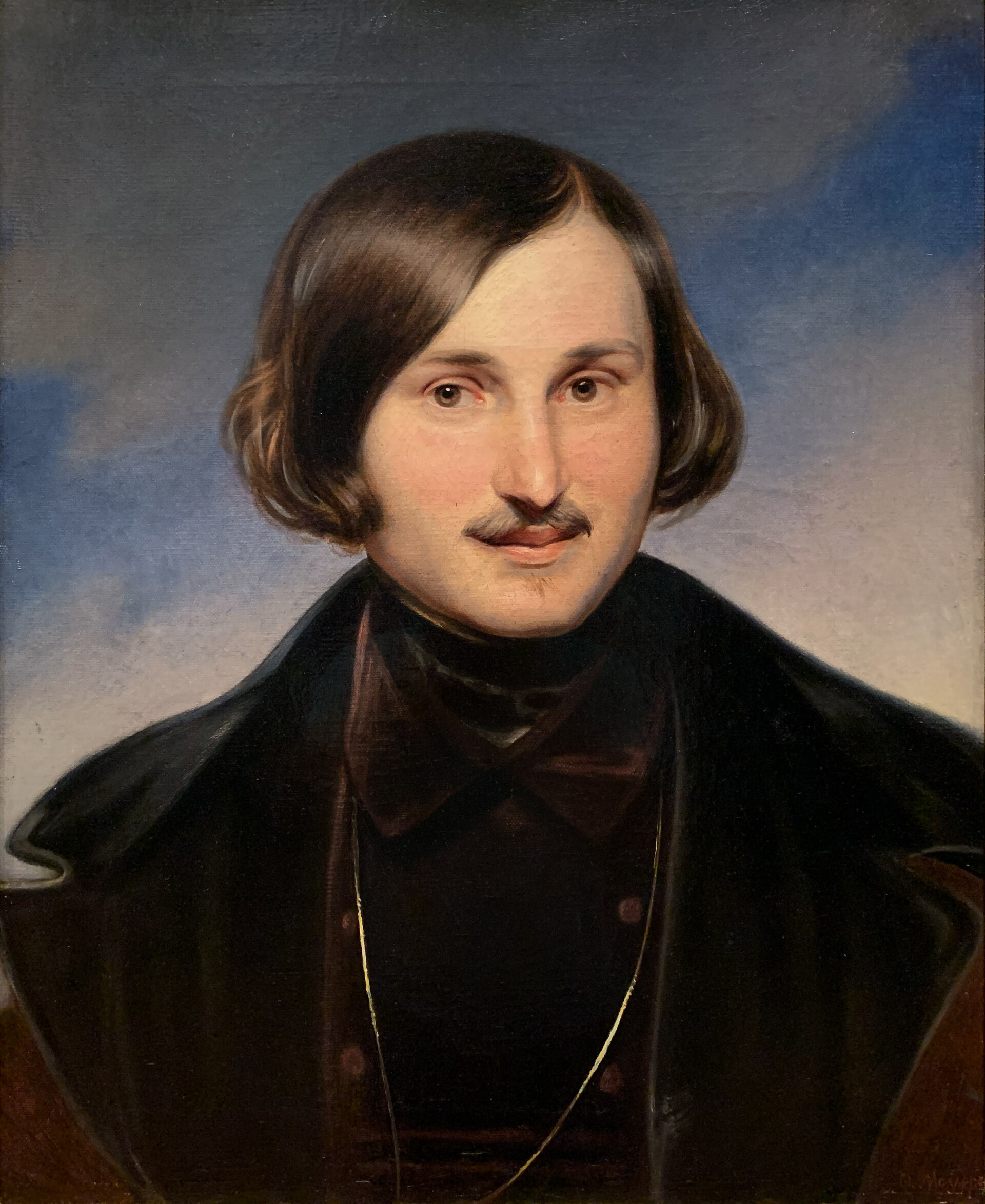 Fyodor Moller. Portrait of Nilokai Gogol, 1840