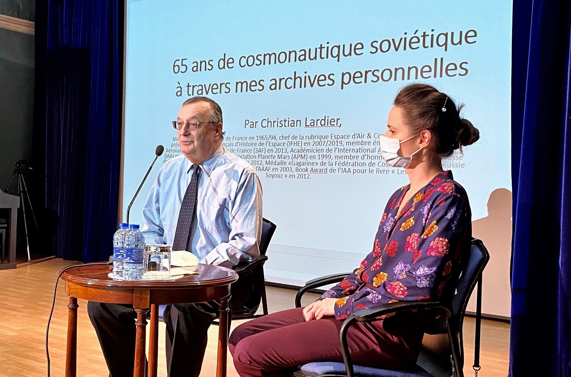 Christian Lardier invité de la Maison Russe à Paris
