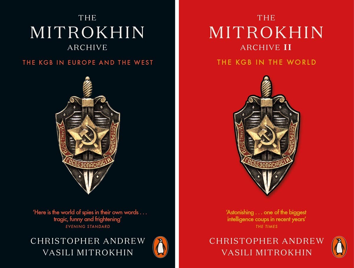 Das Mitrochin-Archiv. Der KGB in Europa und im Westen; Das Mitrochin-Archiv II. Der KGB in der Welt.