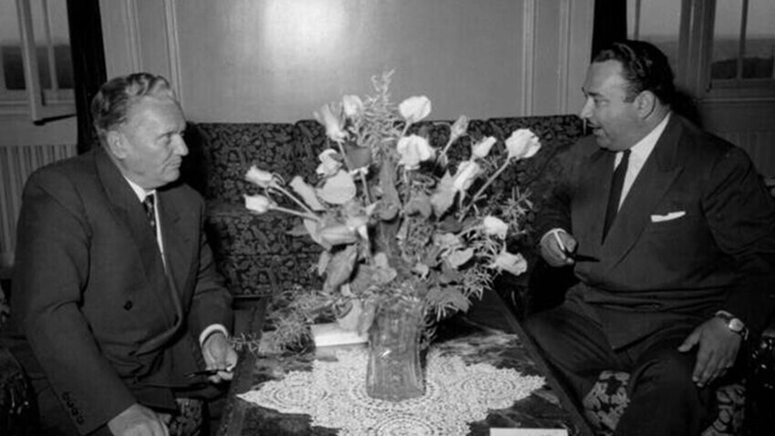 Josip Broz Tito i Teodoro Castro (Josif Grigulevič) 
