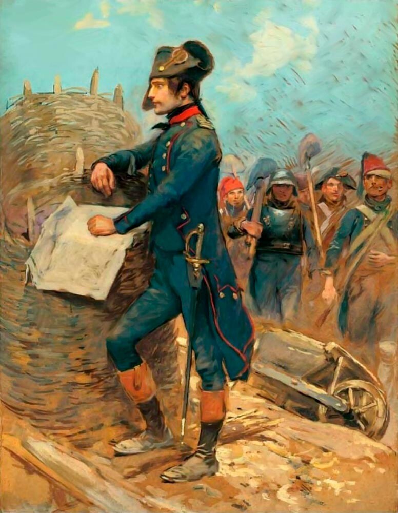 トゥーロン攻囲戦中ナポレオン・ボナパルト