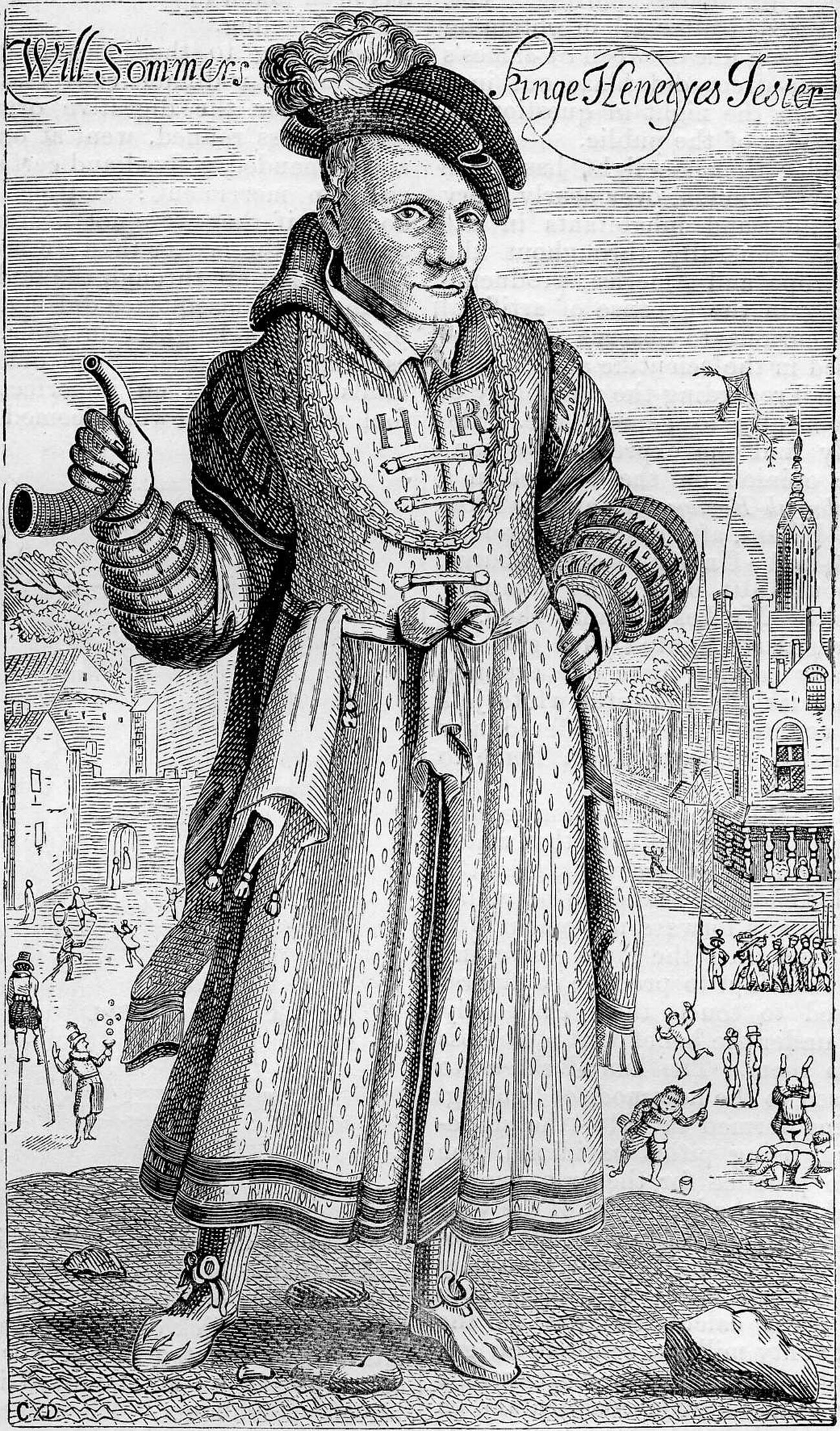 Gravura Willa Sommersa, avtor Francis Delaram, 1615–1624.
