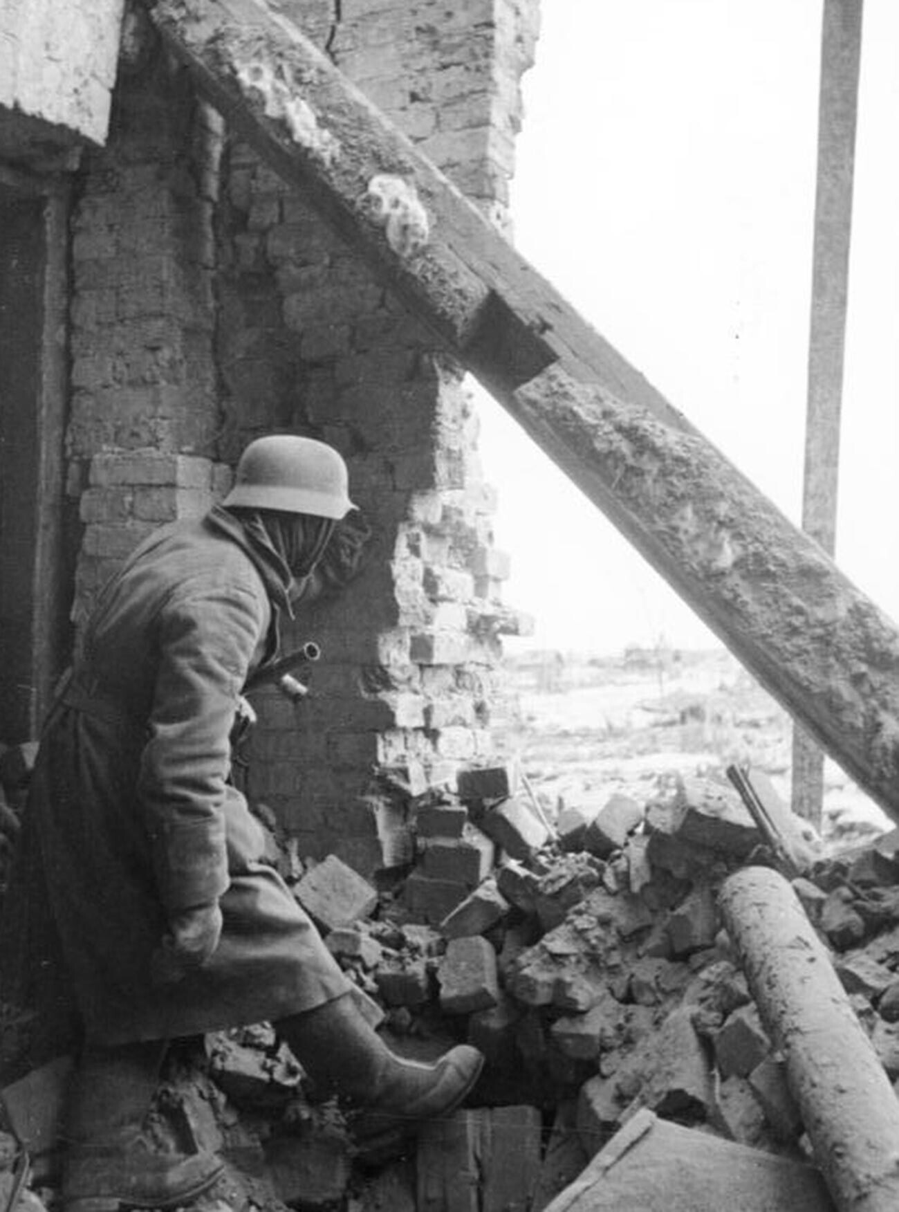 Nemški pehotni vojak pri Dejmansku