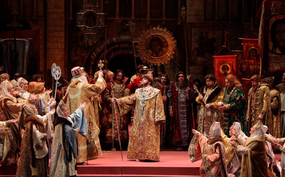 'Boris Godunov' opera in the Bolshoi Theater