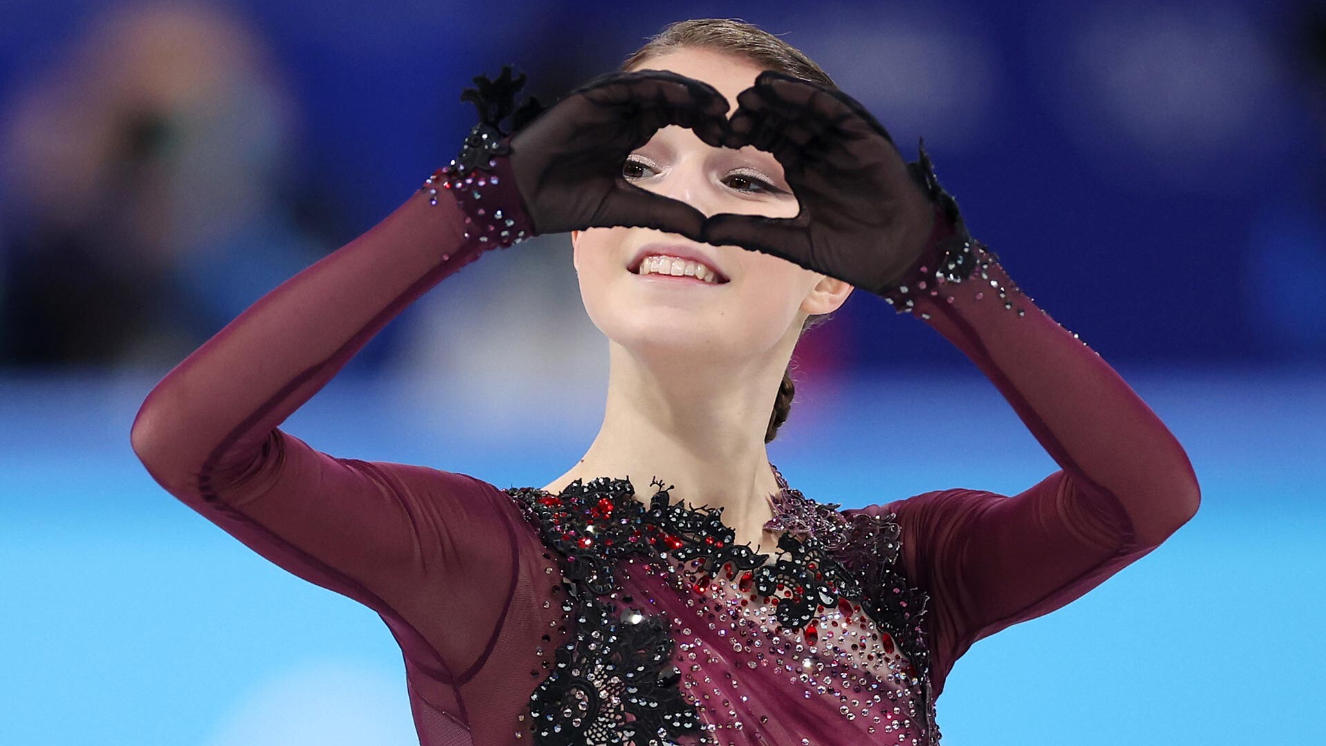 The 2022 Olympic champion Anna Shcherbakova
