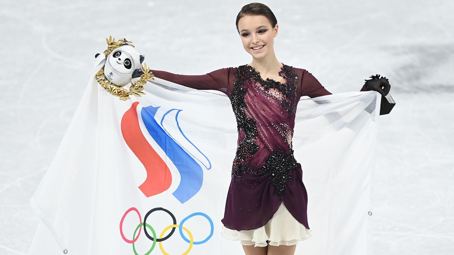 La campionessa olimpica di pattinaggio di figura a Pechino 2022, Anna Shcherbakova