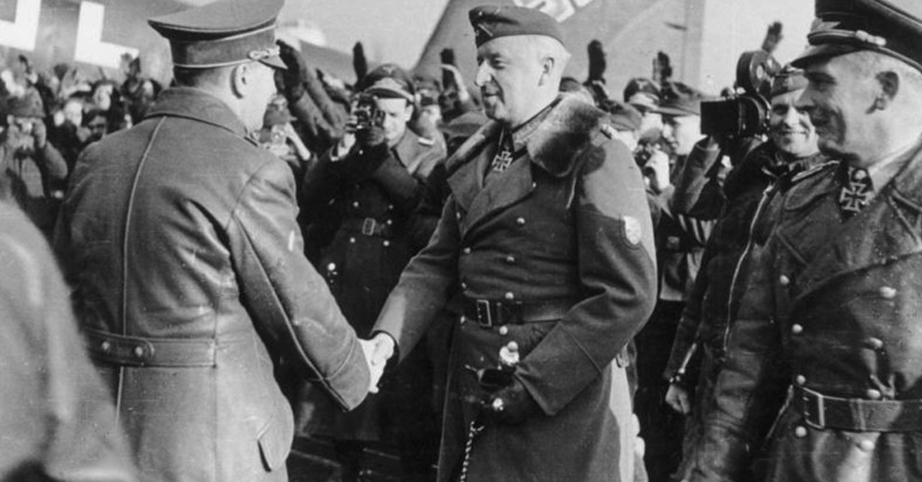 Hitler s poveljnikom armadne skupine Jug Erichom von Mansteinom  