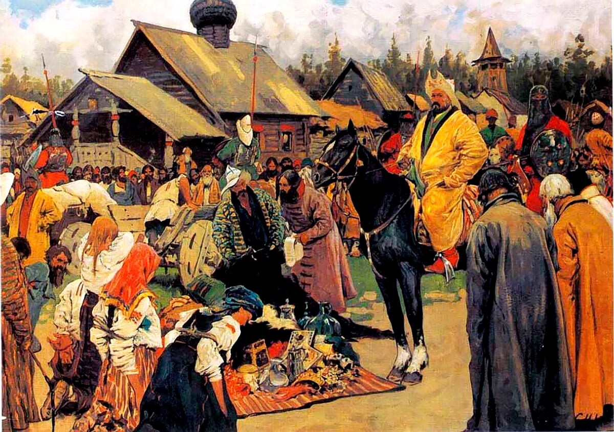 Сергеј Иванов, „Баскаци“ (представници татарско-монголске власти), 1909.