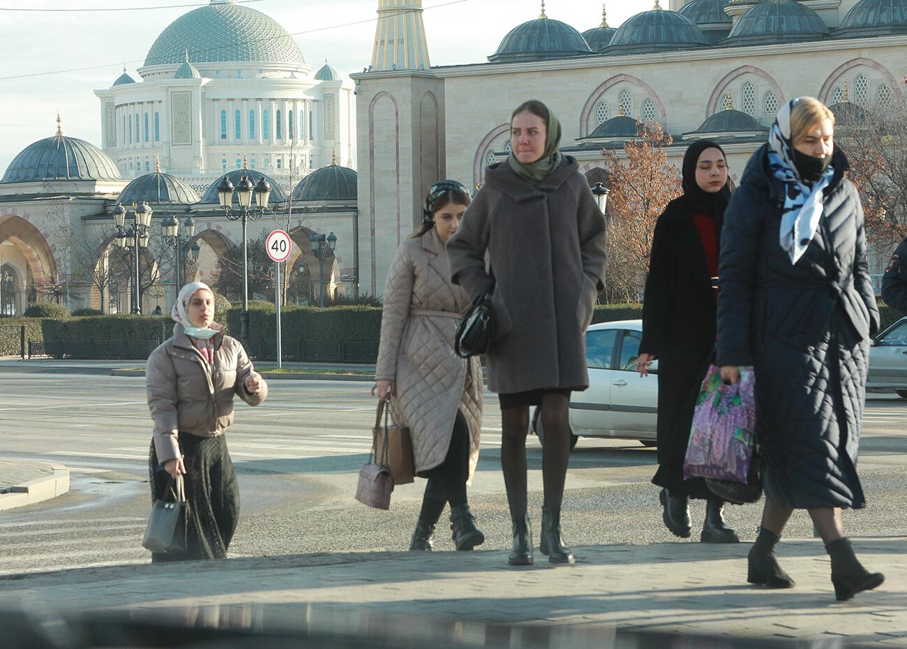 In the streets of Grozny