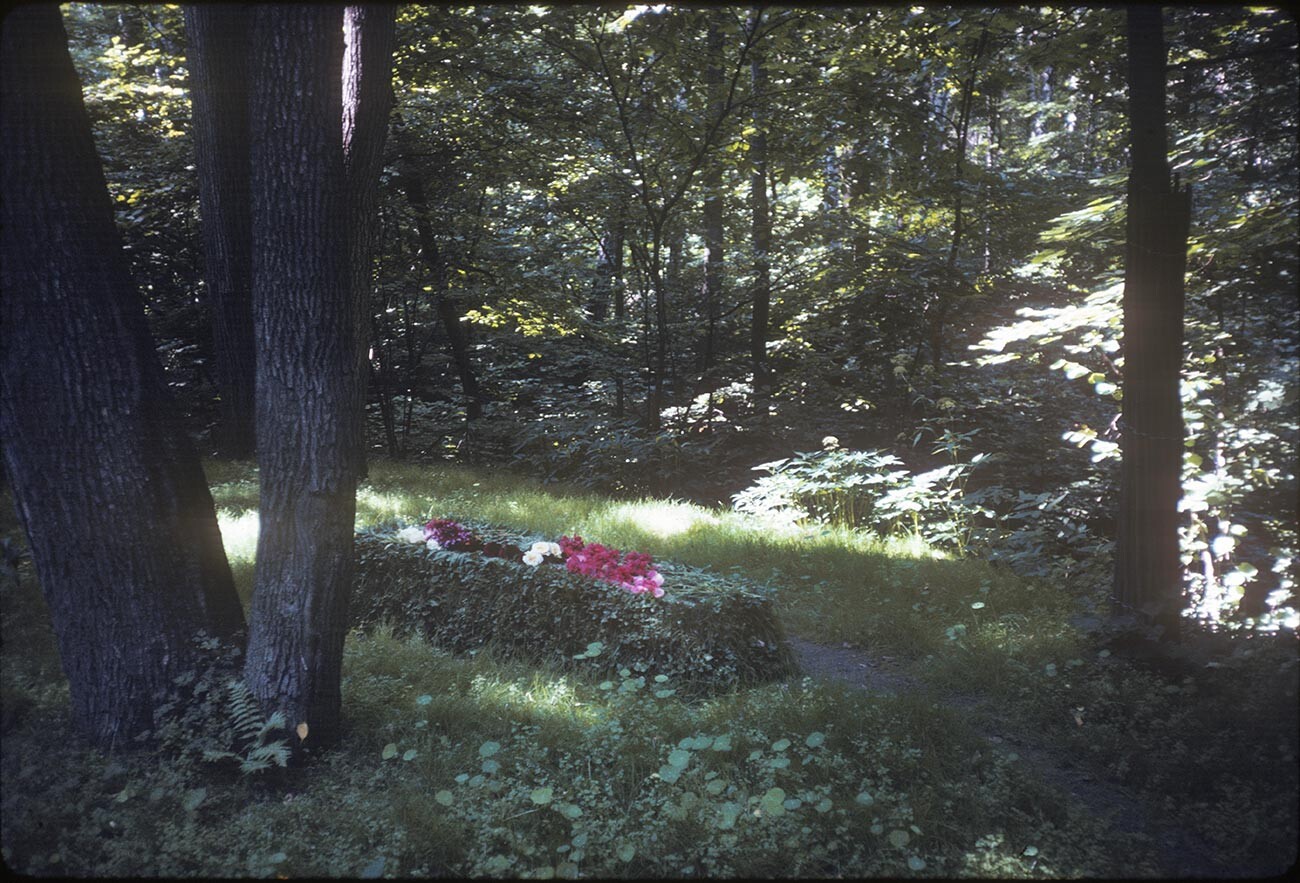 Yasnaya Polyana. Tolstoy's grave. July 28, 1970
