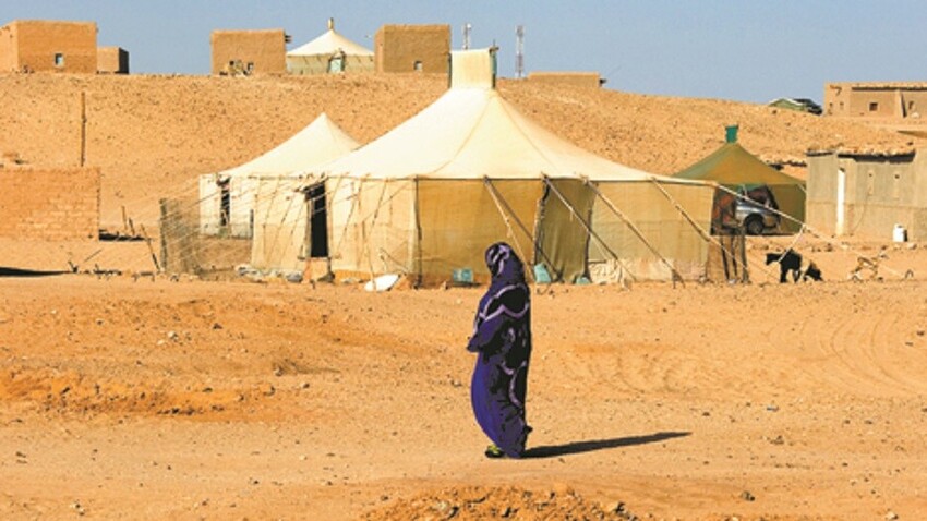 Campo de refugiados saharaui.