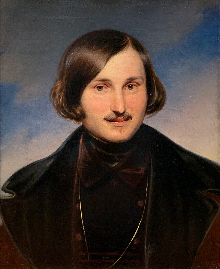 Н.В. Гогољ, портрет со четка на Ф. Молер (1840 година, Третјаковската галерија).
