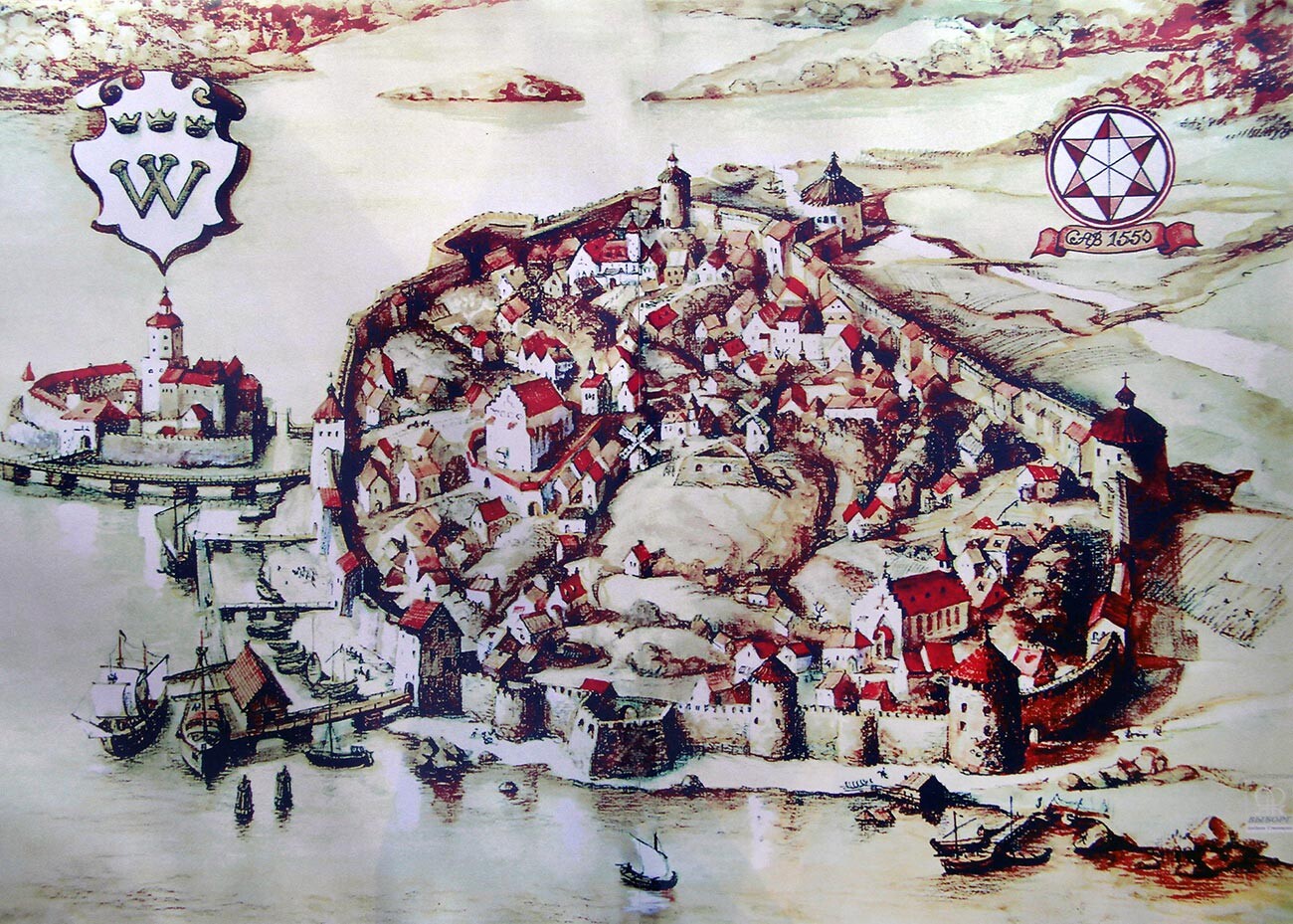 Выборг. Реконструкция, 1550-1560 гг.