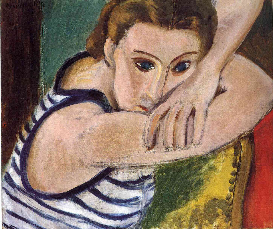 Henri Matisse. Blue eyes, 1934
