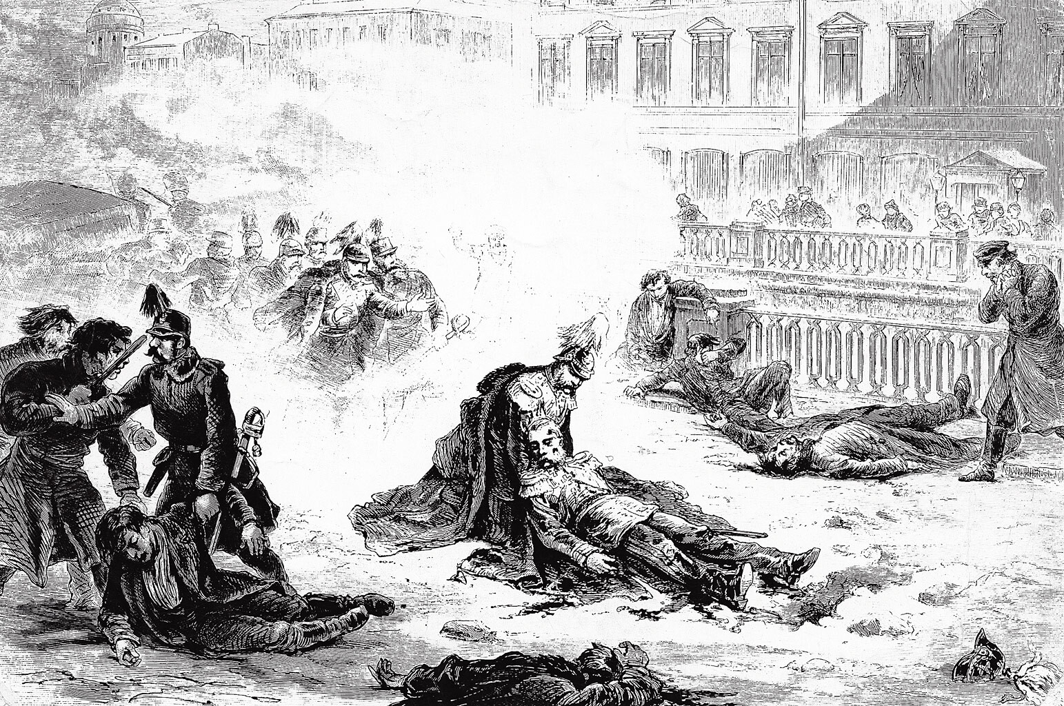 Assasinat d'Alexandre II par Gustav Broling