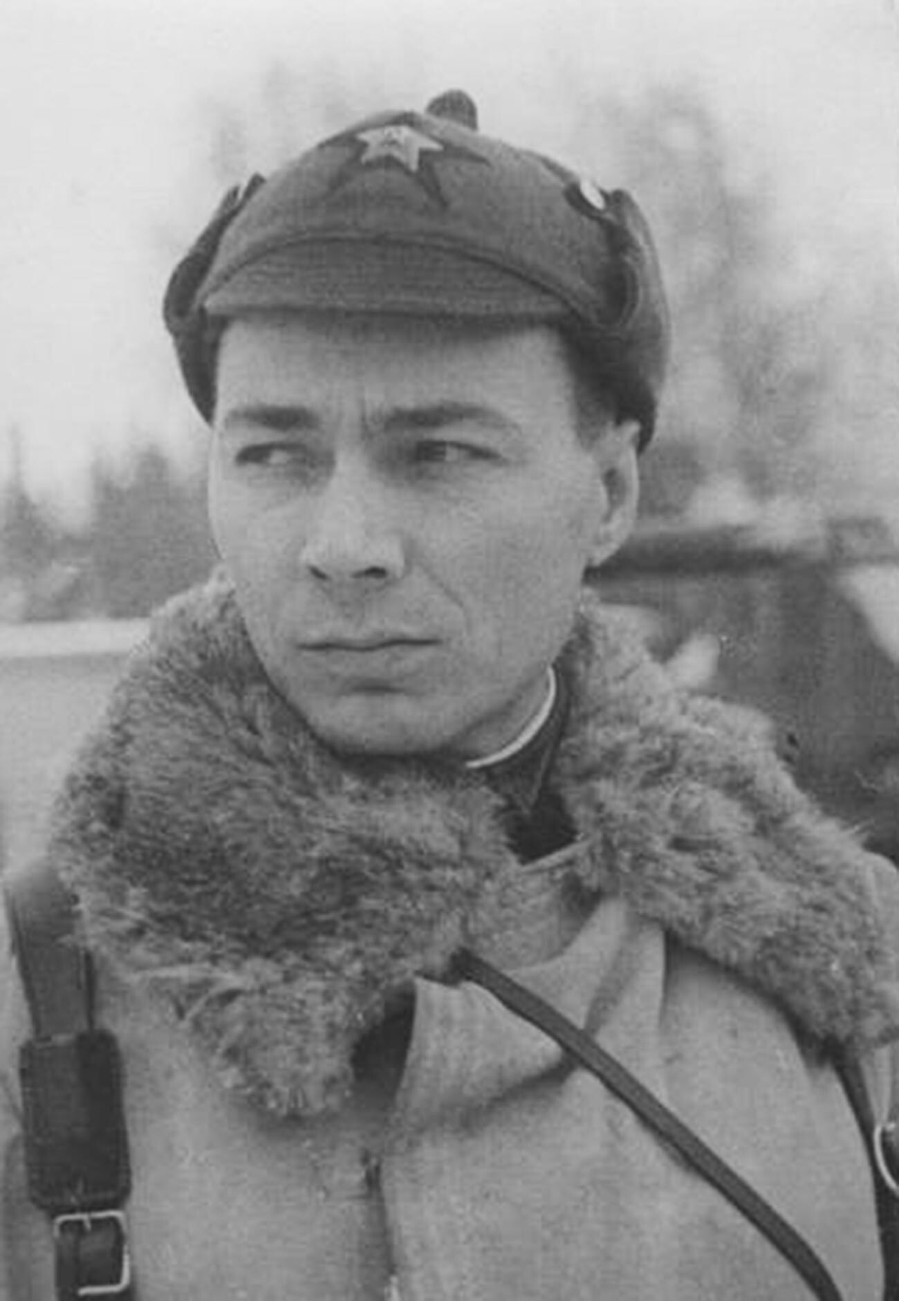 Roter Kommandant Kirill Kulik.