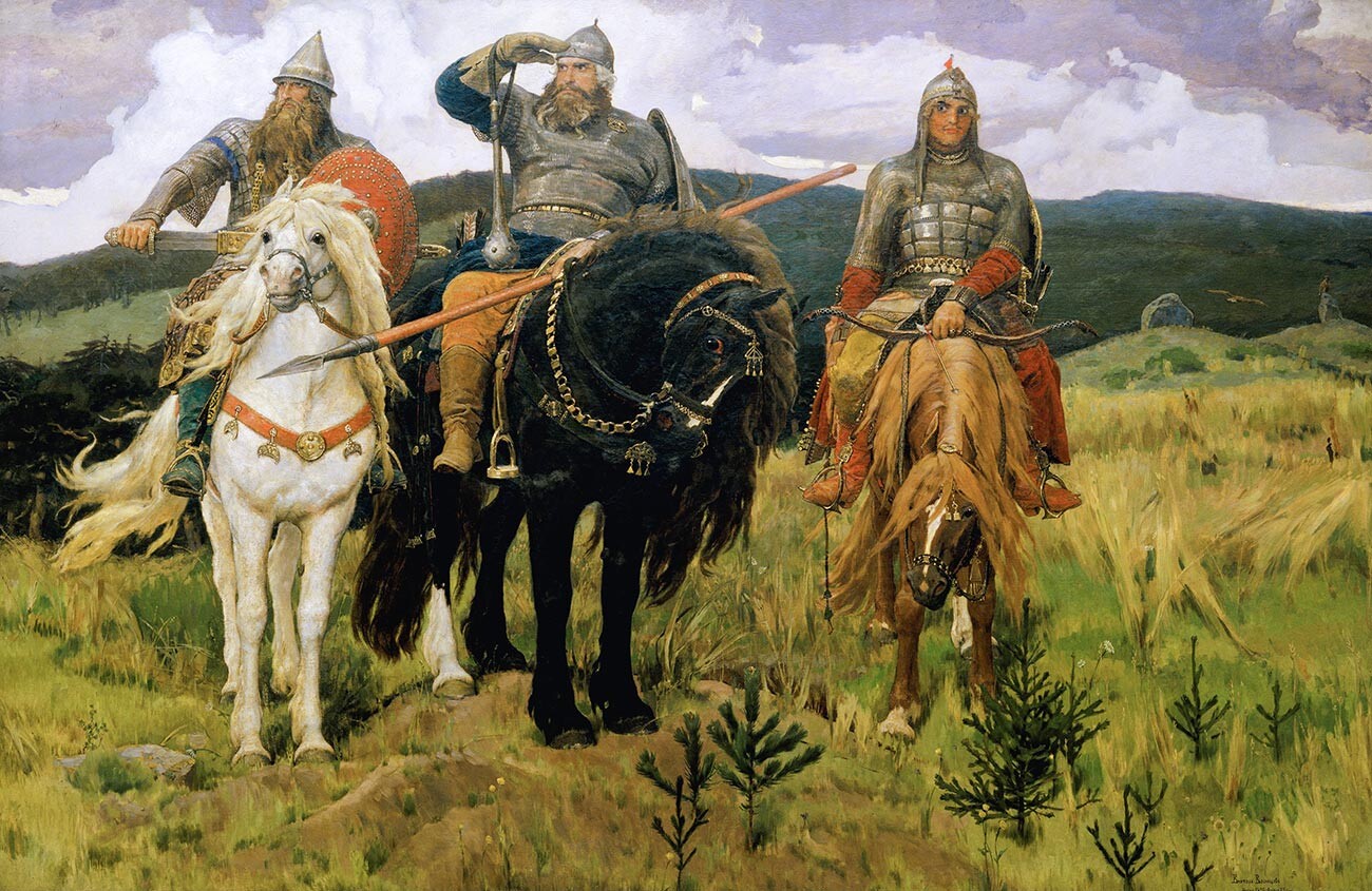 Viktor Vasnetsov. The Bogatyrs, 1881–1898
