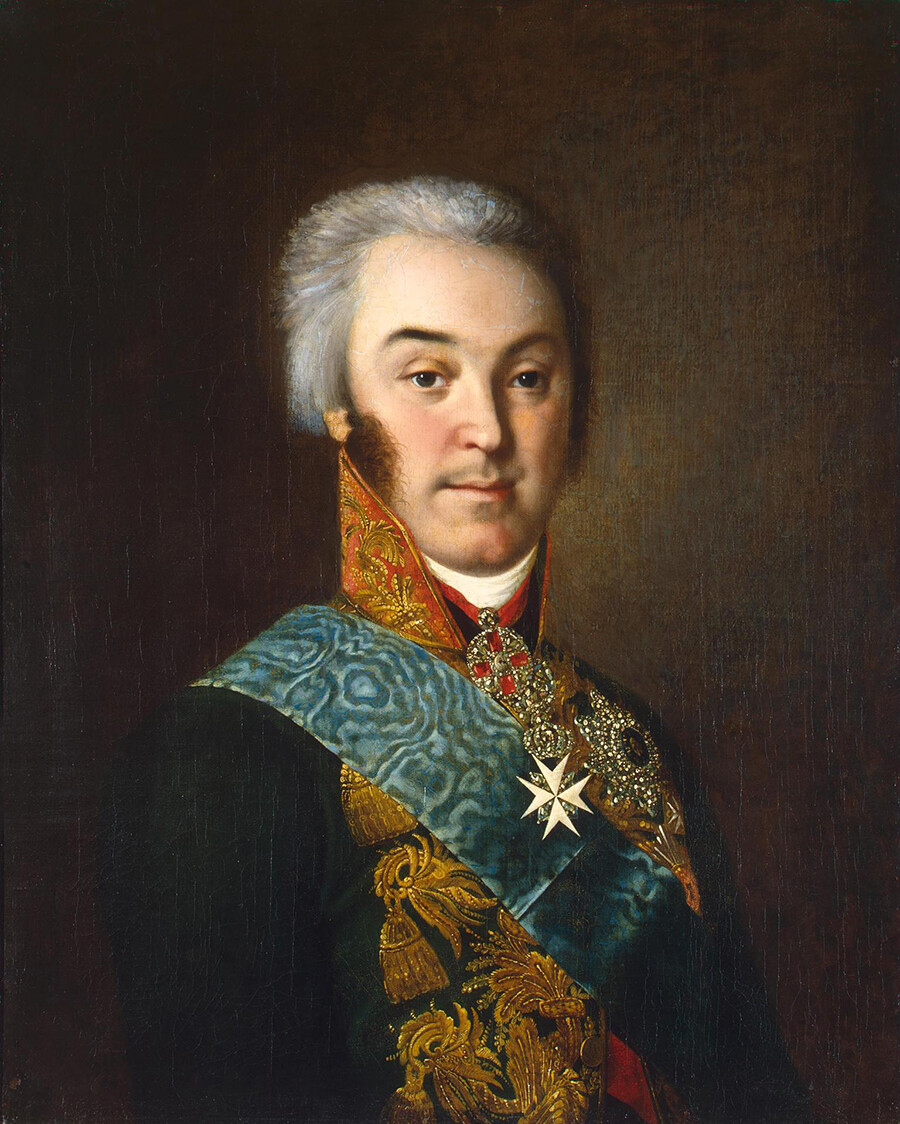 Porträt von Nikolai Scheremetew. Nikolai Argunow. 