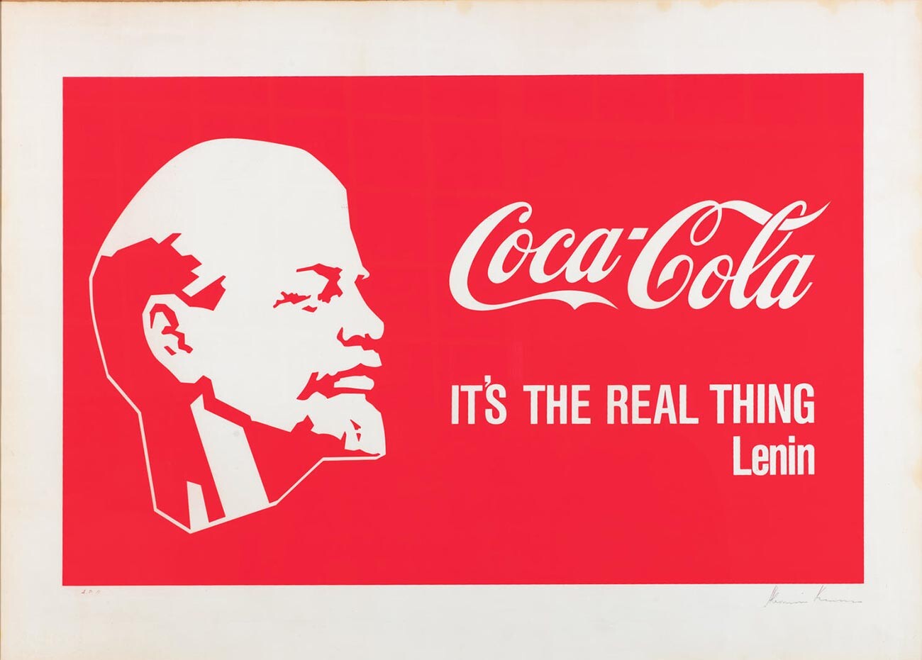 Александр Косолапов. Ленин-Coca-cola, 1983