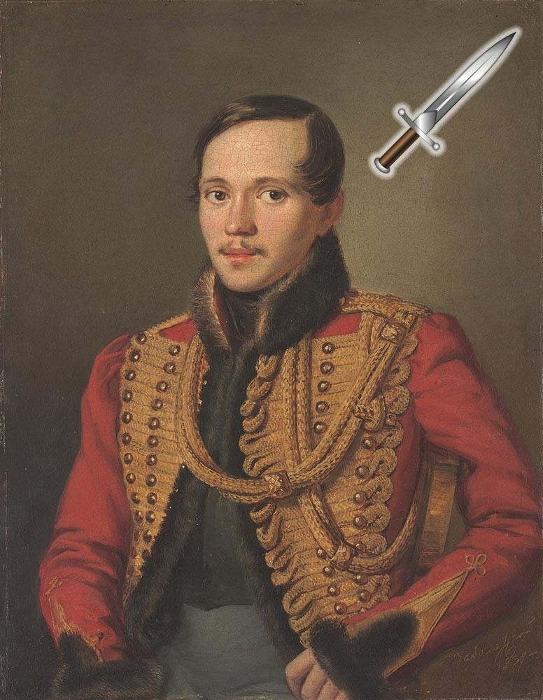 Портрет на Лермонтов от Пьотр Заболотский, Държавна Третяковска галерия