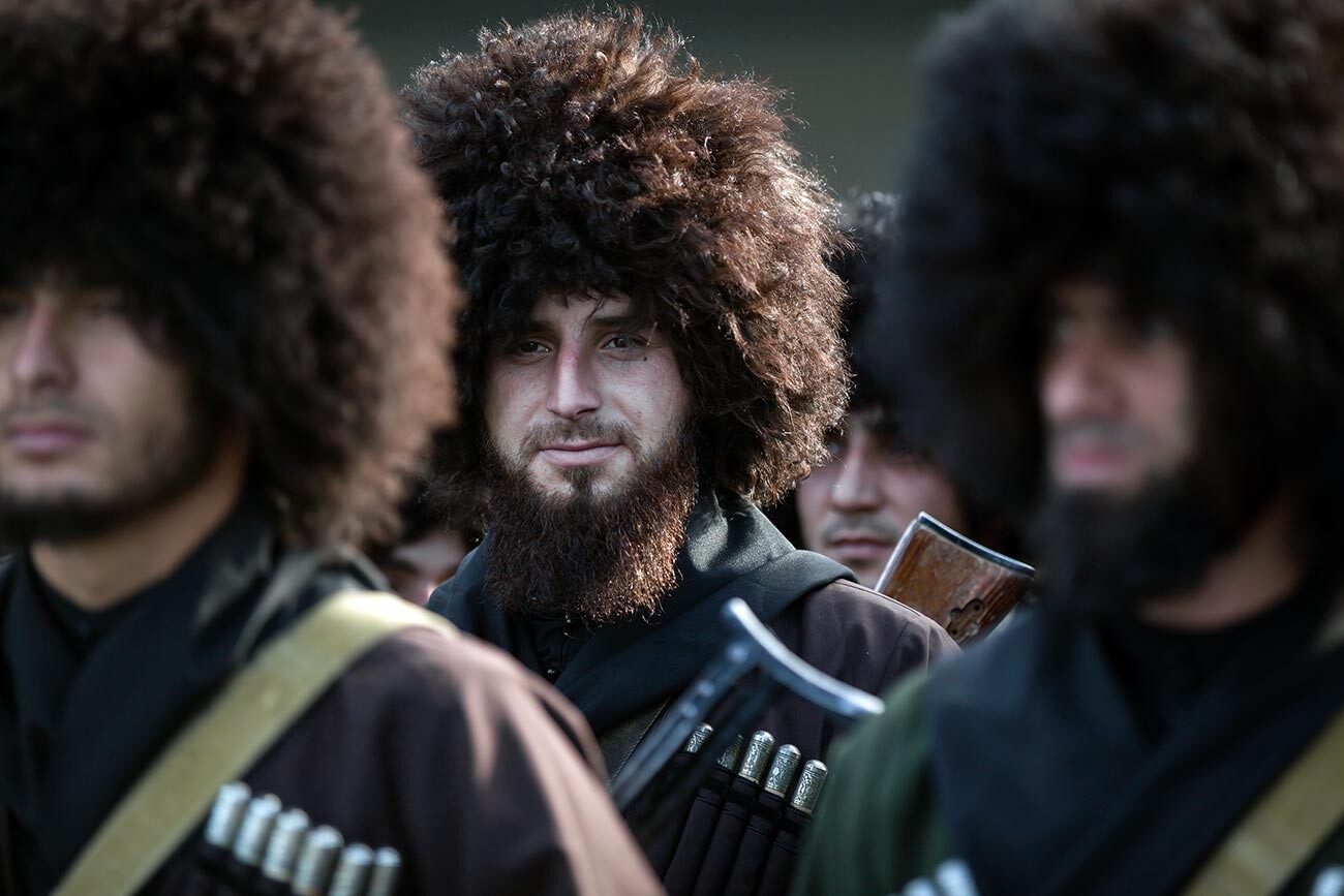 Un festival folclórico en Chechenia
