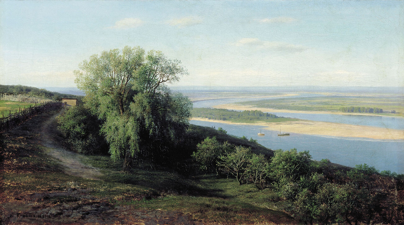Isaac Levitan, La Volga. Un jour calme (1895)