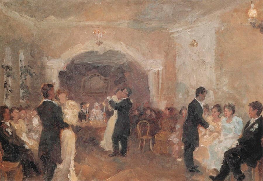 „Трговски бал“, Иван Куликов, 1899.

