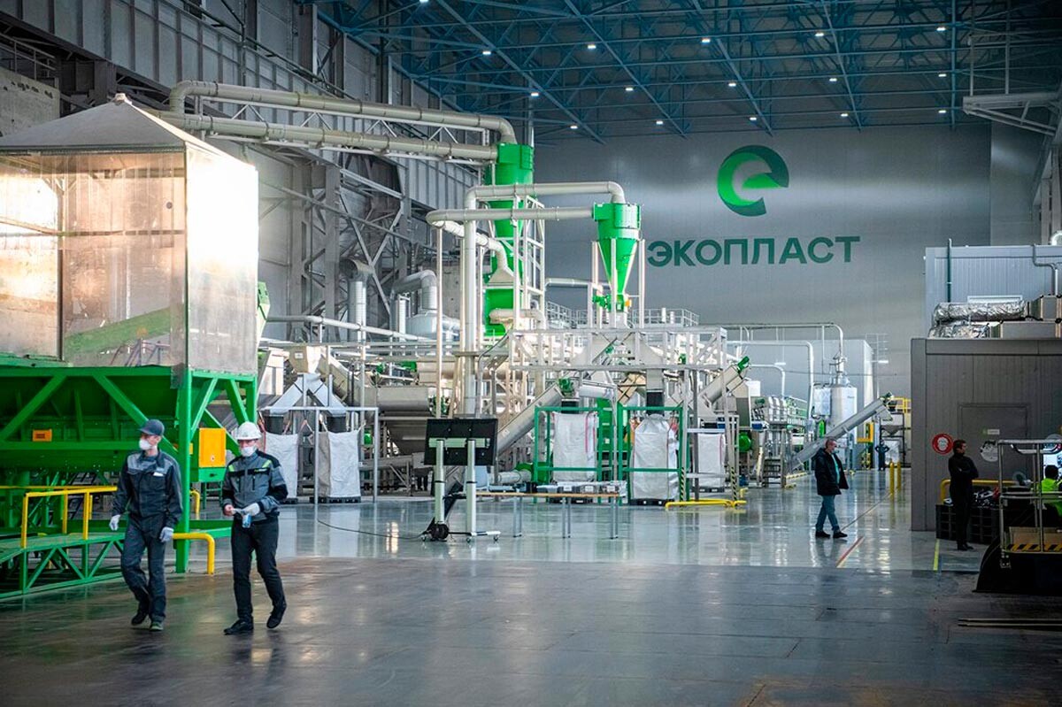 Anlage zur Verarbeitung von Gehäusekunststoffen „Ekoplast“ in der Sonderwirtschaftszone „Technopolis „Moskwa“.