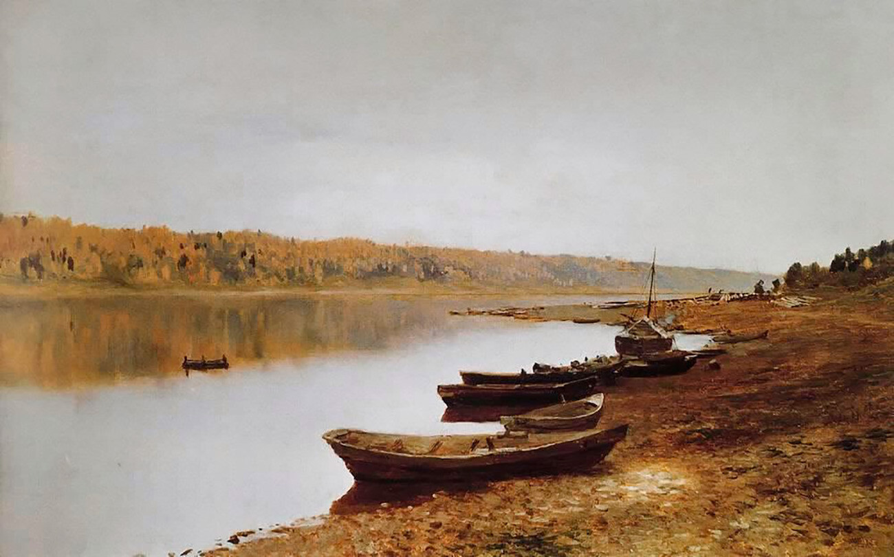 On the Volga, 1887-1888.