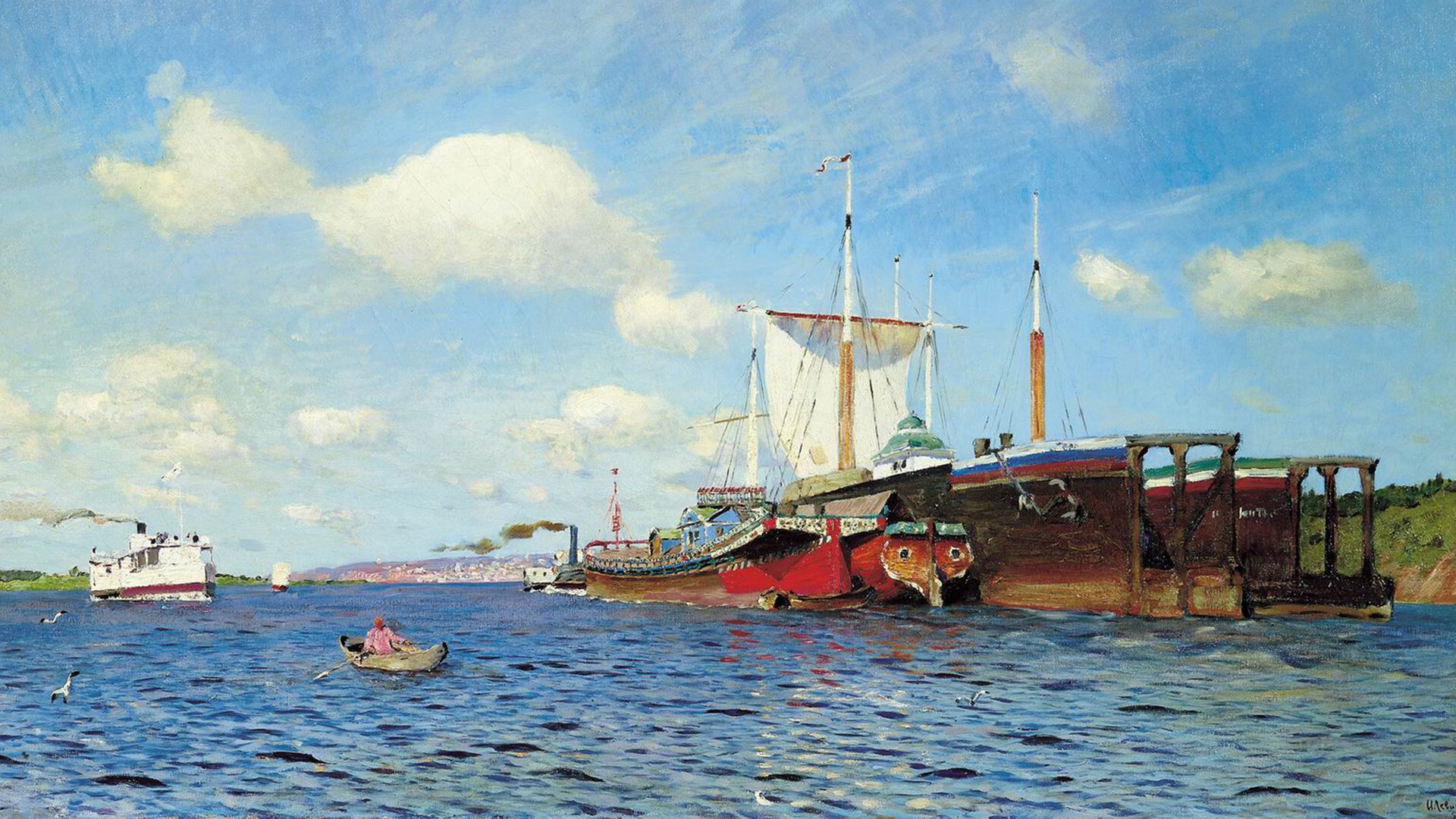 Fresh Wind. Volga, 1895.