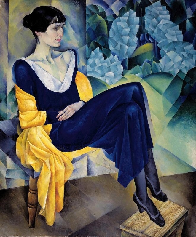 Nathan Altman. Portrait of Anna Akhmatova, 1914