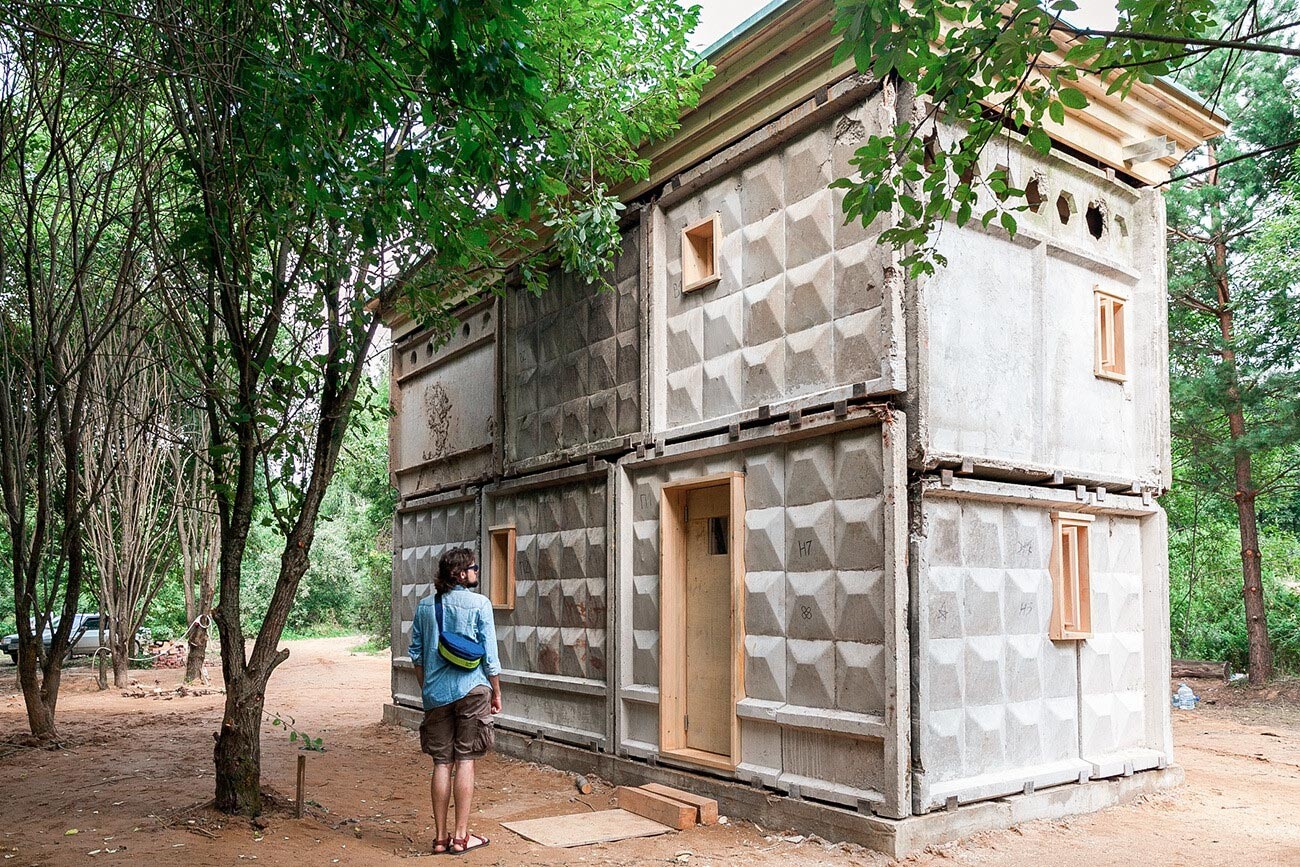 La villa PO-2 créée par Alexandre Brodski pour le festival Arkhstoïanié 2018