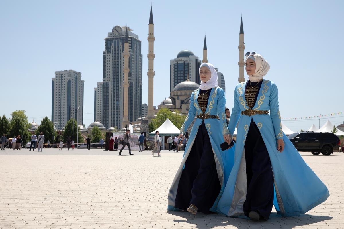 Grozny. the capital of Chechnya.
