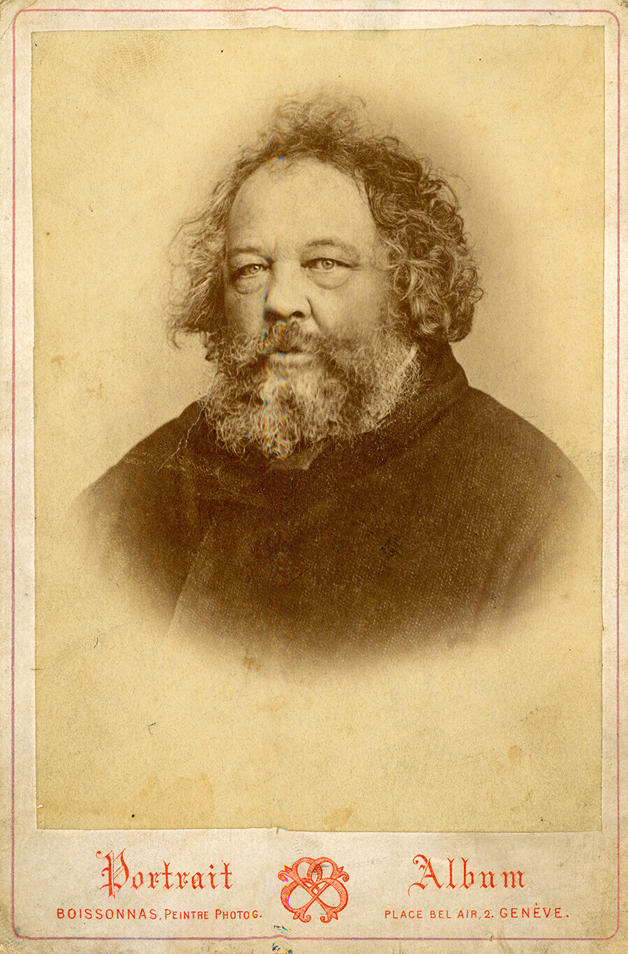 Mikhail Alexandrovich Bakunin (1814—1876), sekitar tahun 1860, koleksi pribadi